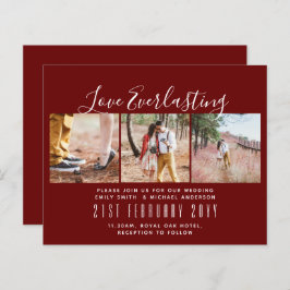 Convite de Everduradouro para evento de casamento 