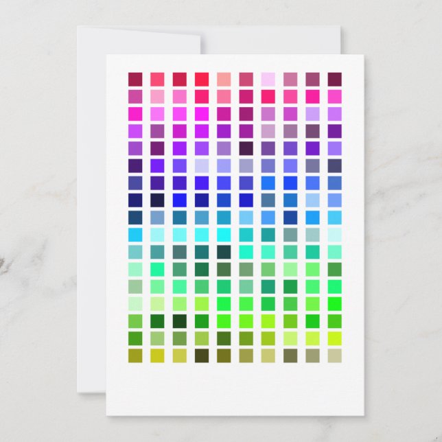 Convite de Exemplo de Cor1 (Frente)