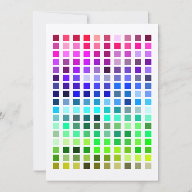 Convite de exemplo de cor12 (Frente)