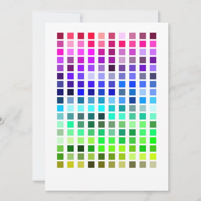 Convite de Exemplo de Cor6 (Frente)