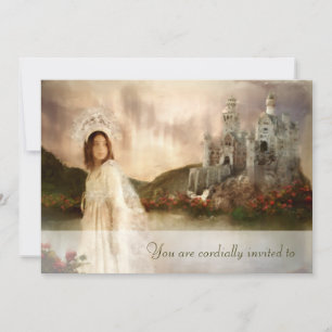 Convite de Fantasia para Chá de Bebê ou Noiva