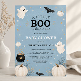 Convite de Fantasma para Chá de Bebê Little Boo no