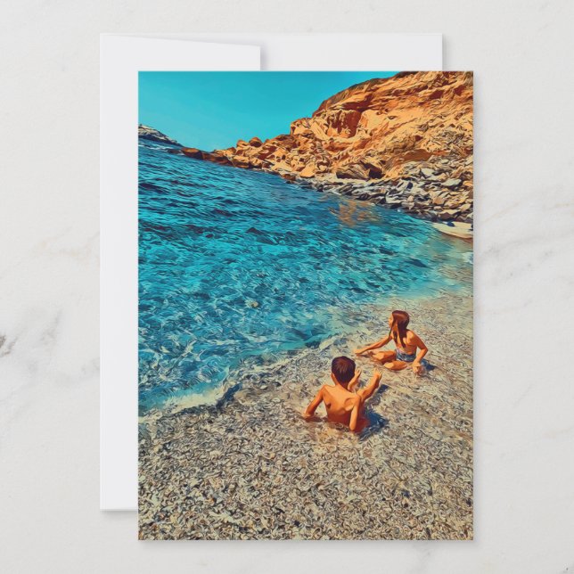 Convite de férias (Frente)