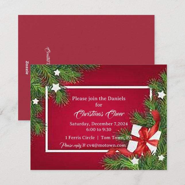 Convite de Férias 4,25" x 5,5" (Frente/Verso)