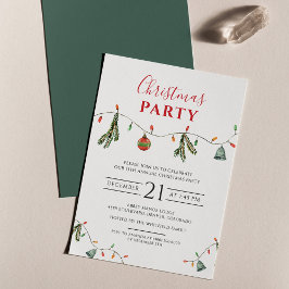 Convite de Férias de Natal Boho Chic