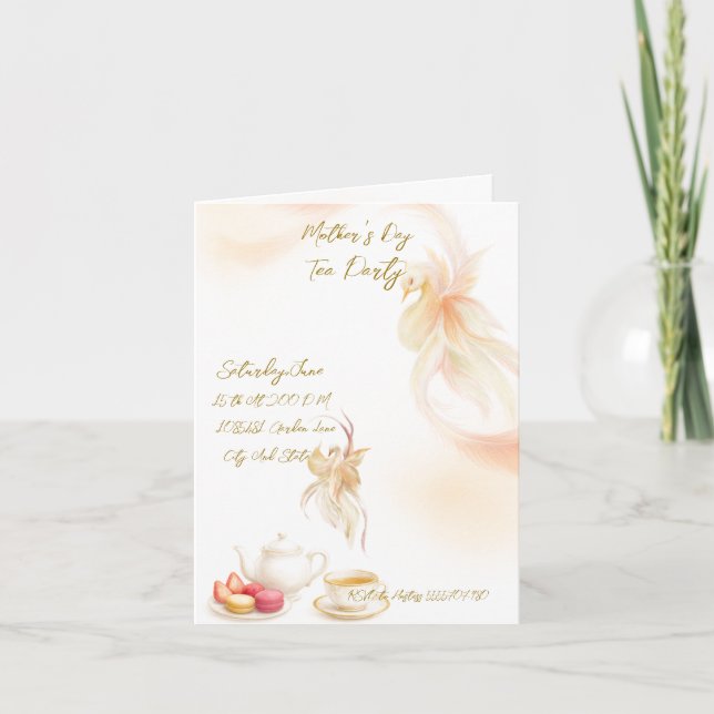 Convite de férias dobrado (Frente)