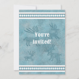 Convite de Férias Flat Azul-Vermelhos de Southwest