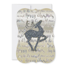 Convite de Férias RENAS Brilho de Natal