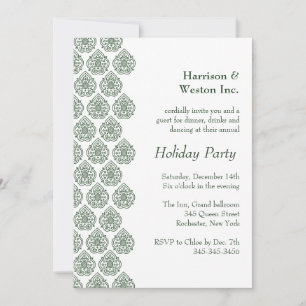 Convite de Férias Vintage Verde (corp)