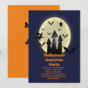 Convite de Festa à Fantasia de Halloween, Design A