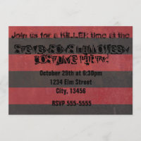 Convite de Festa à Fantasia de Halloween Horror Fr