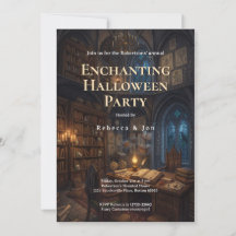 Convite de Festa com Estética de Halloween Dark Ac