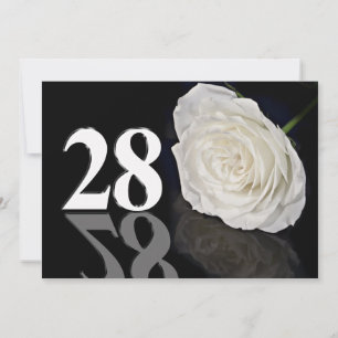 Convite de festa de aniversário 28 anos