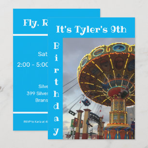 Convite de Festa de Aniversário de Carnaval em Par