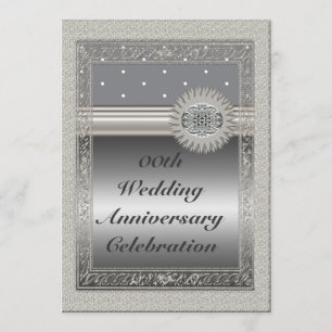 Convite de Festa de Aniversário de Casamento de 25