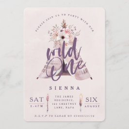 Convite de festa de aniversário de uma árvore selv