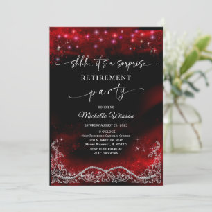 Convite de Festa de Aposentadoria