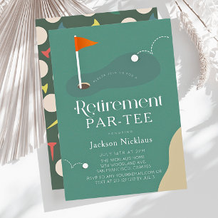 Convite de Festa de Aposentadoria Par-Tee com Band