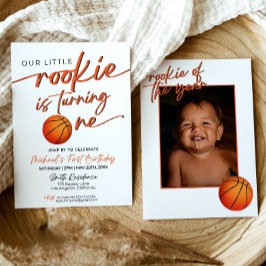 Convite de Festa de Basquete Ano de Novato de Basq