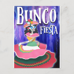 Convite de Festa de Bunco Dia dos Mortos