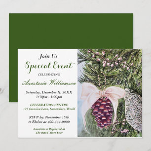 CONVITE DE FESTA DE Casa Aberta de Natal