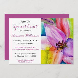 CONVITE DE FESTA DE CELEBRAÇÃO DE VERÃO