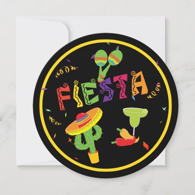 Convite de Festa de Celebração do Cinco De Mayo FI (Frente)