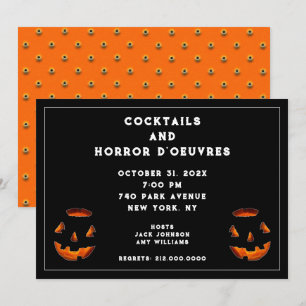 Convite de Festa de Cocktail de Halloween