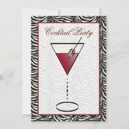 Convite de festa de Cocktail elegante
