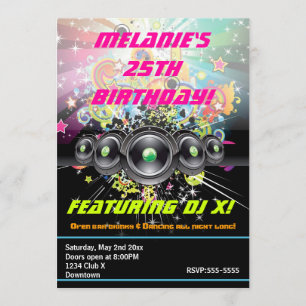 Convite de Festa de Dança Hip Hop em Clube Urbano