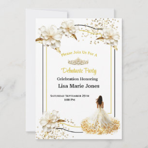 Convite de Festa de Debutante