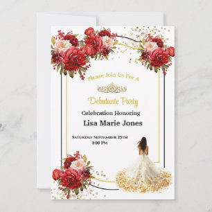 Convite de Festa de Debutante