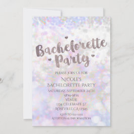 Convite de Festa de Despedida de Solteira Brilho I