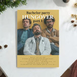 Convite de festa de despedida de solteiro com dive<br><div class="desc">Convite de festa de despedida de solteiro com diversão moderna com três homens parecendo bastante bêbados,  todo o texto é editável para atender às suas necessidades.</div>