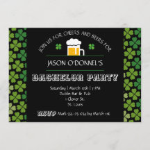 Convite de Festa de Despedida de Solteiro do Dia d