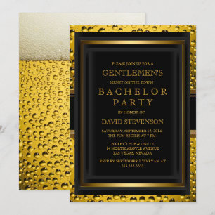 Convite de Festa de Despedida de Solteiro para Cav
