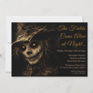 Convite de Festa de Fantasia de Halloween Sombras