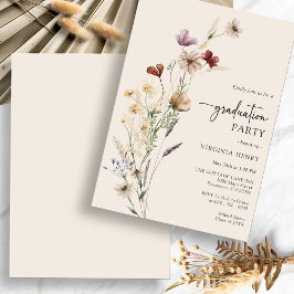 Convite de Festa de Formatura Boho