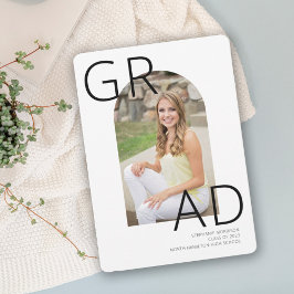 Convite de Festa de Formatura com Foto de Arco Mod