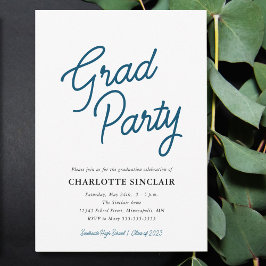 Convite de Festa de Formatura com Orçamento Simple