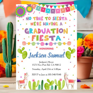 Convite de Festa de Formatura com Tema de Fiesta M