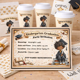 Convite de Festa de Formatura da Educação Infantil