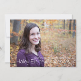 Convite de Festa de formatura de Fotografias Minim