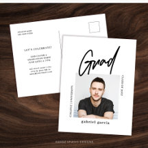 Convite de Festa de formatura de Script Mínimo Mod