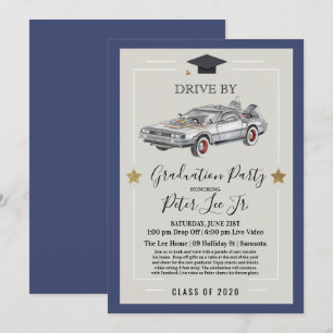 Convite de Festa de formatura de Unidade por Homem