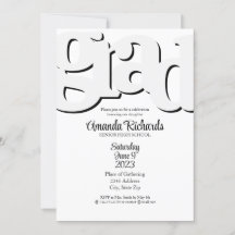 Convite de Festa de Formatura DIVERTIDA E ESPETACU