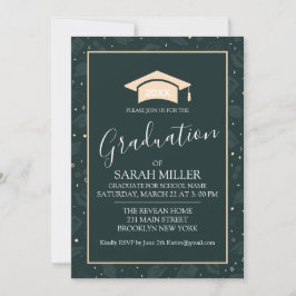 Convite de Festa de formatura Editável Instantâneo