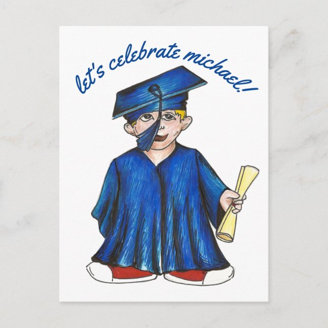 Convite de Festa de Formatura para Celebrar (Frente)