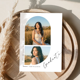 Convite de Festa de Formatura para Fotos de Gradua