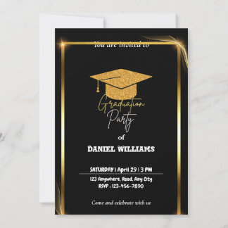 Convite de Festa de formatura Personalizado